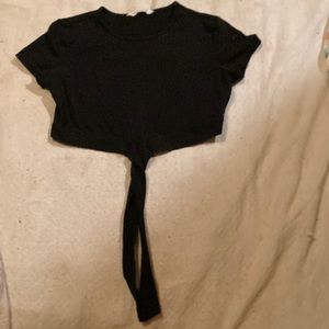 It’s never been worn and the string part goes on your stomach super cute